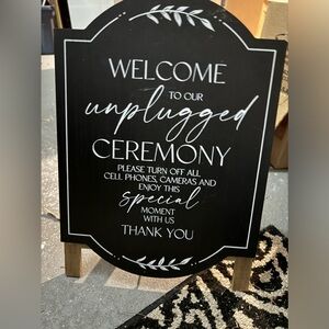 Wedding sign